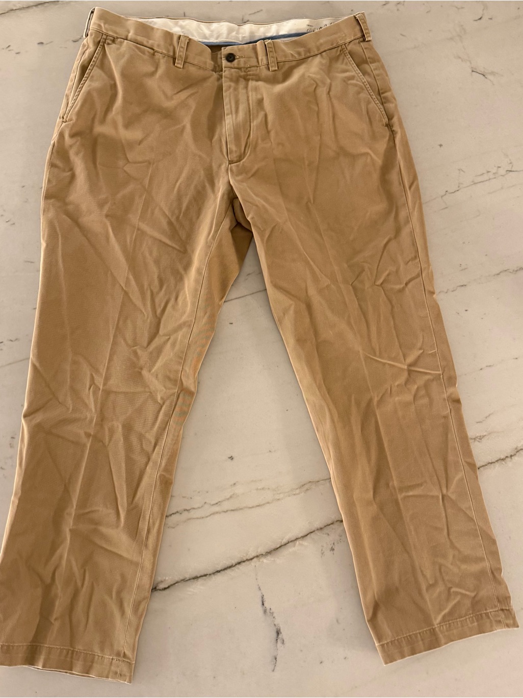Polo Ralph Lauren Men’s Khaki Pants Casual Chino Classic Fit Size 38x30